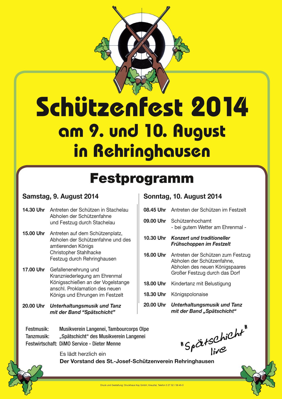 Festprogramm 2014